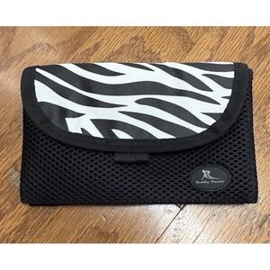 Kids Zebra Print Black Belt Pouch